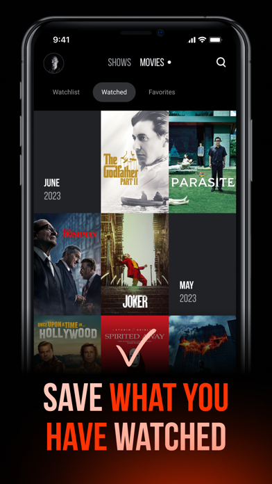 TeeVee ® Track Shows & Movies Screenshot