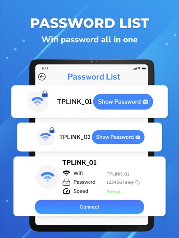 WiFi Password - WiFi Scan iPad screenshot