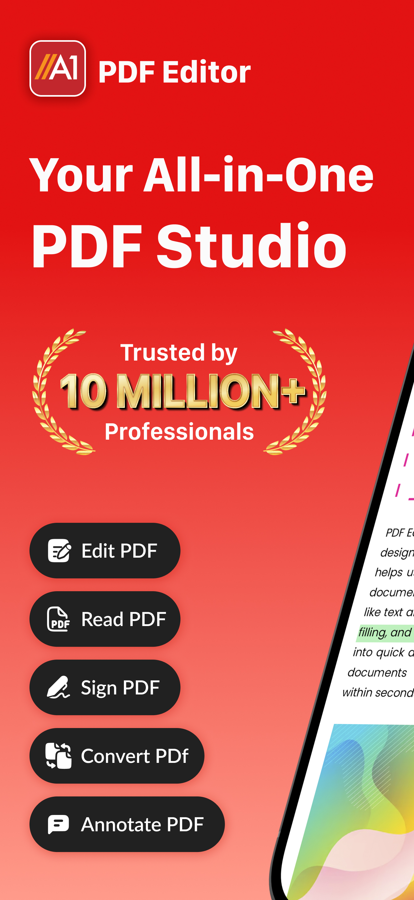 PDF Editor: Read, Scan & Sign