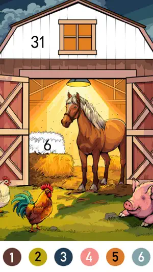 Country Farm Coloring Book screenshot 3