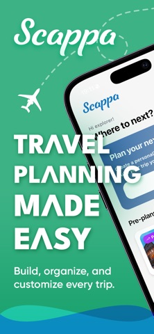 Scappa: AI Journey Planner Screenshot 1 of 7
