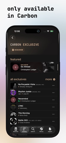 Carbon - Music for DJ screenshot
