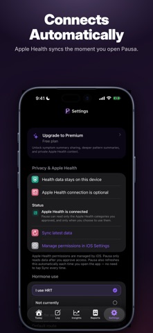 Pausa: Menopause Tracker Screenshot 4 of 9