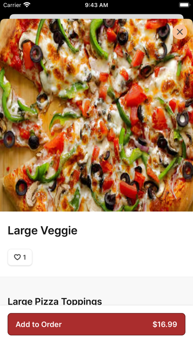 Edessa Burger & Pizza iPhone screenshot 4 - Food & Drink app