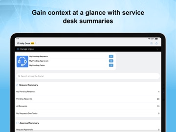 ServiceDeskPlus MSP | Cloud iPad screenshot