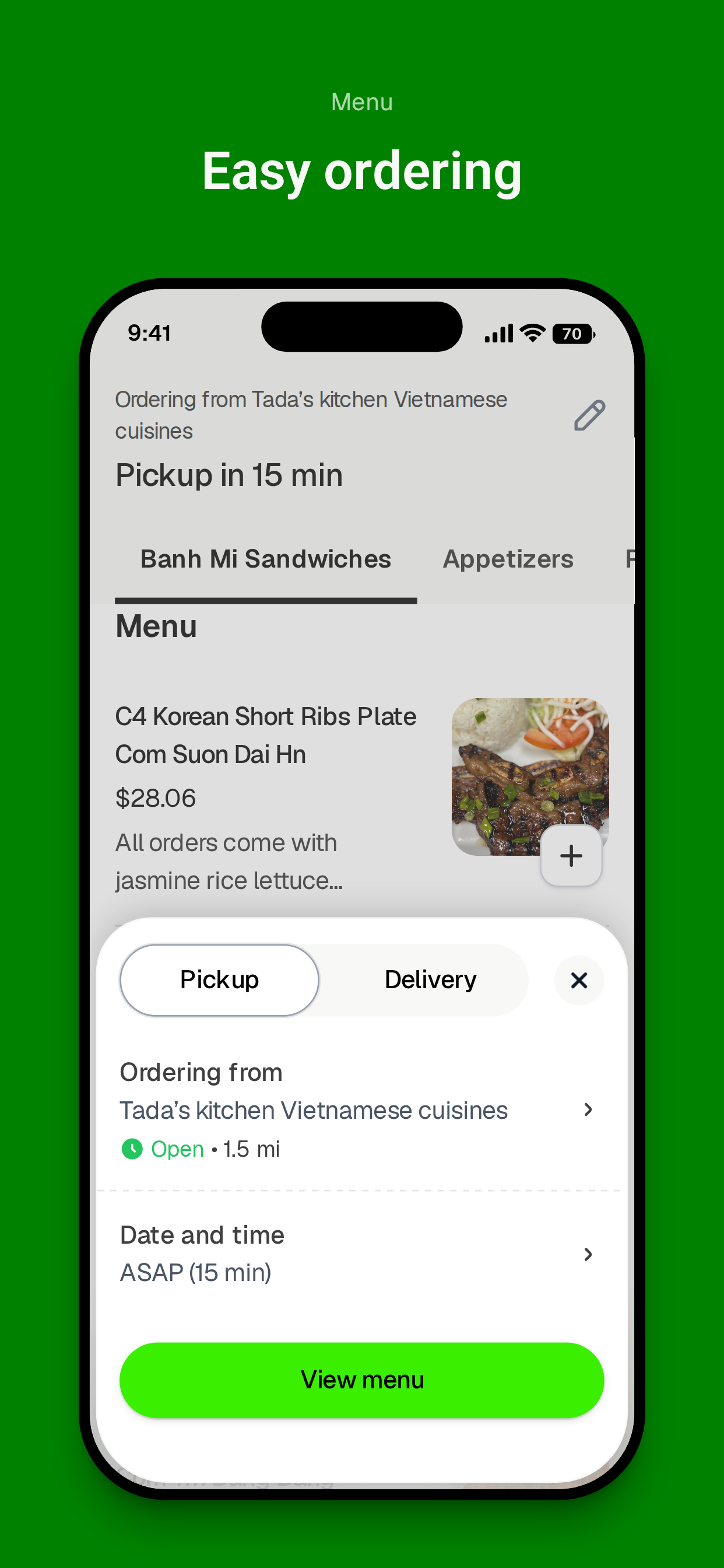 Tada’s Vietnamese cuisines screenshot 3
