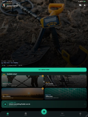 Metal Detecting Hub: Rodek iPad screenshot 1