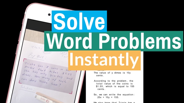 SnapMath - Photo Word Math screenshot-0