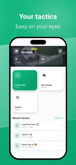 Lineup Builder: Tactics screenshot 1