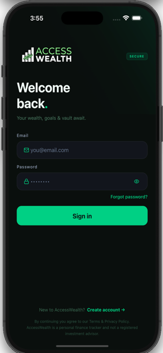 AccessWealth Screenshot 1 of 7