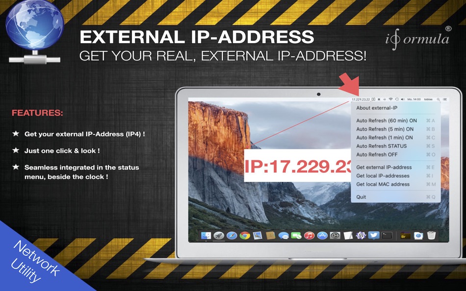 #2. external IP (macOS) 来自: Tobias Werner