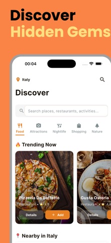 roadie: AI Trip Planner iPhone screenshot