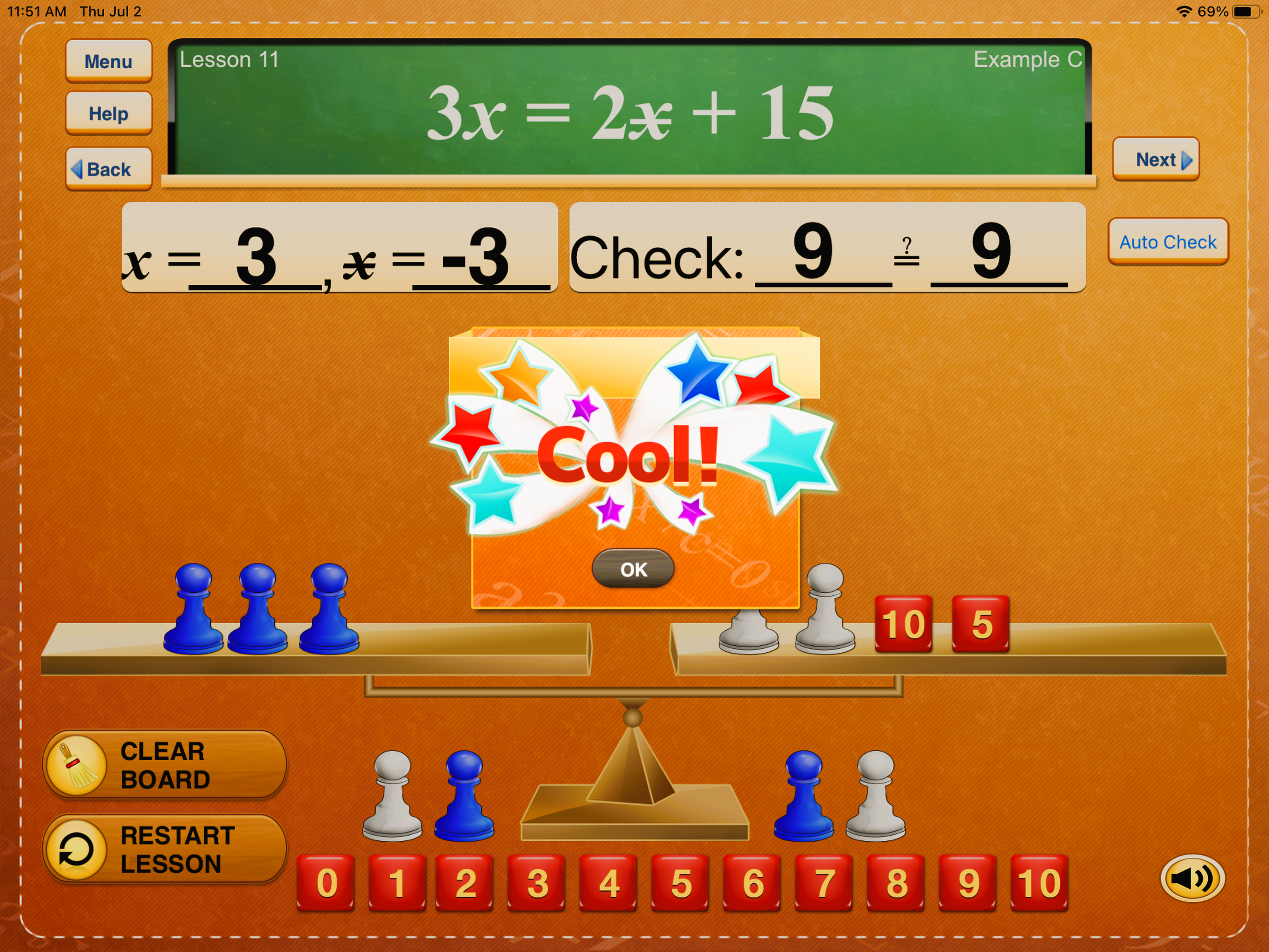 Hands-On Equations Level 2 screenshot 9