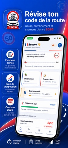 Code de la Route – Examen 2026 Screenshot 1 of 7