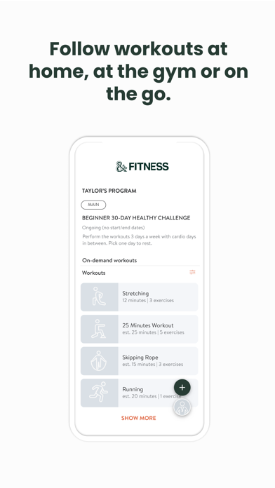 Ampersand Fitness Screenshot 4 - AppWisp.com Ampersand Fitness Screenshot 4 - AppWisp.com