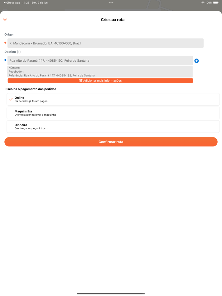 #3. Giross Entregas - Clientes (iOS) 由: Filipe Martins