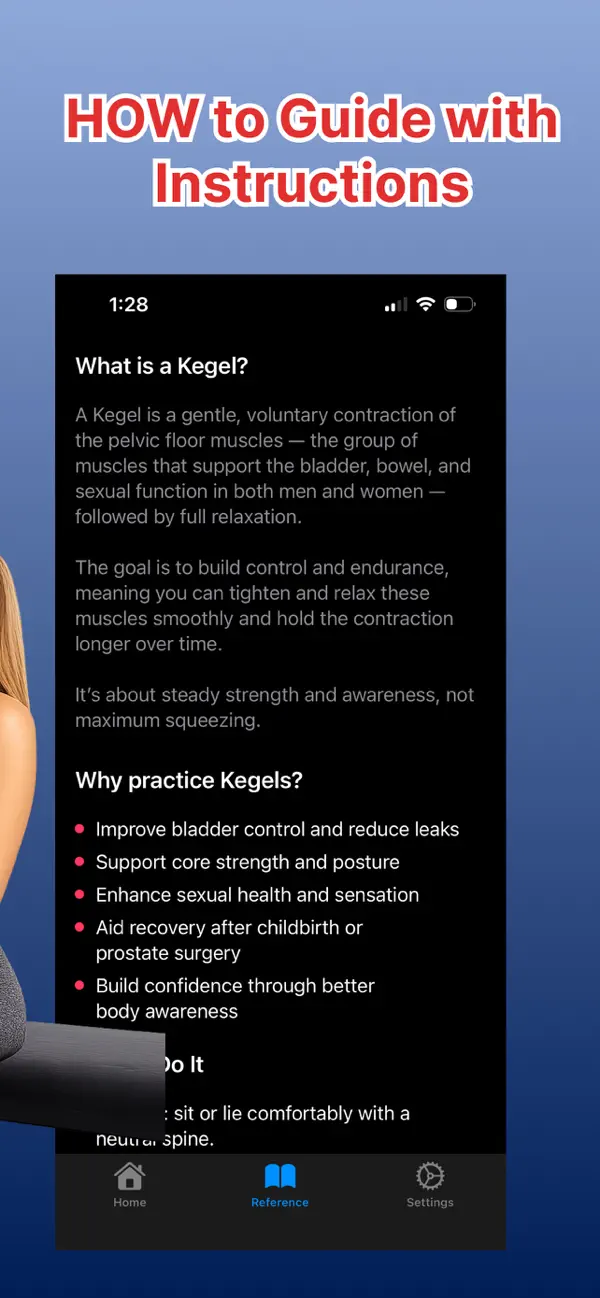 Kegel & Pelvic Floor Timer App Screenshot 3