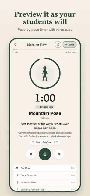 YogaFlow: Yoga Class Builder screenshot 4