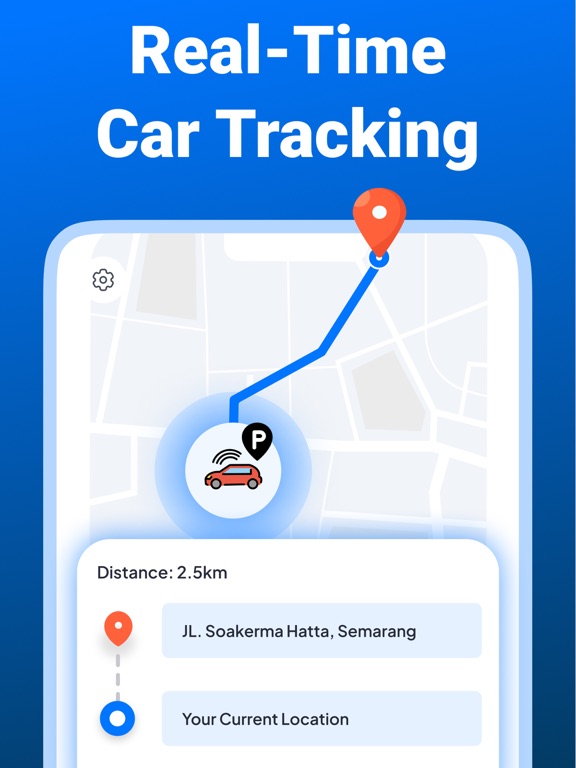 Find My Car - Parking Tracker・ iPad screenshot 7 - Navigation app