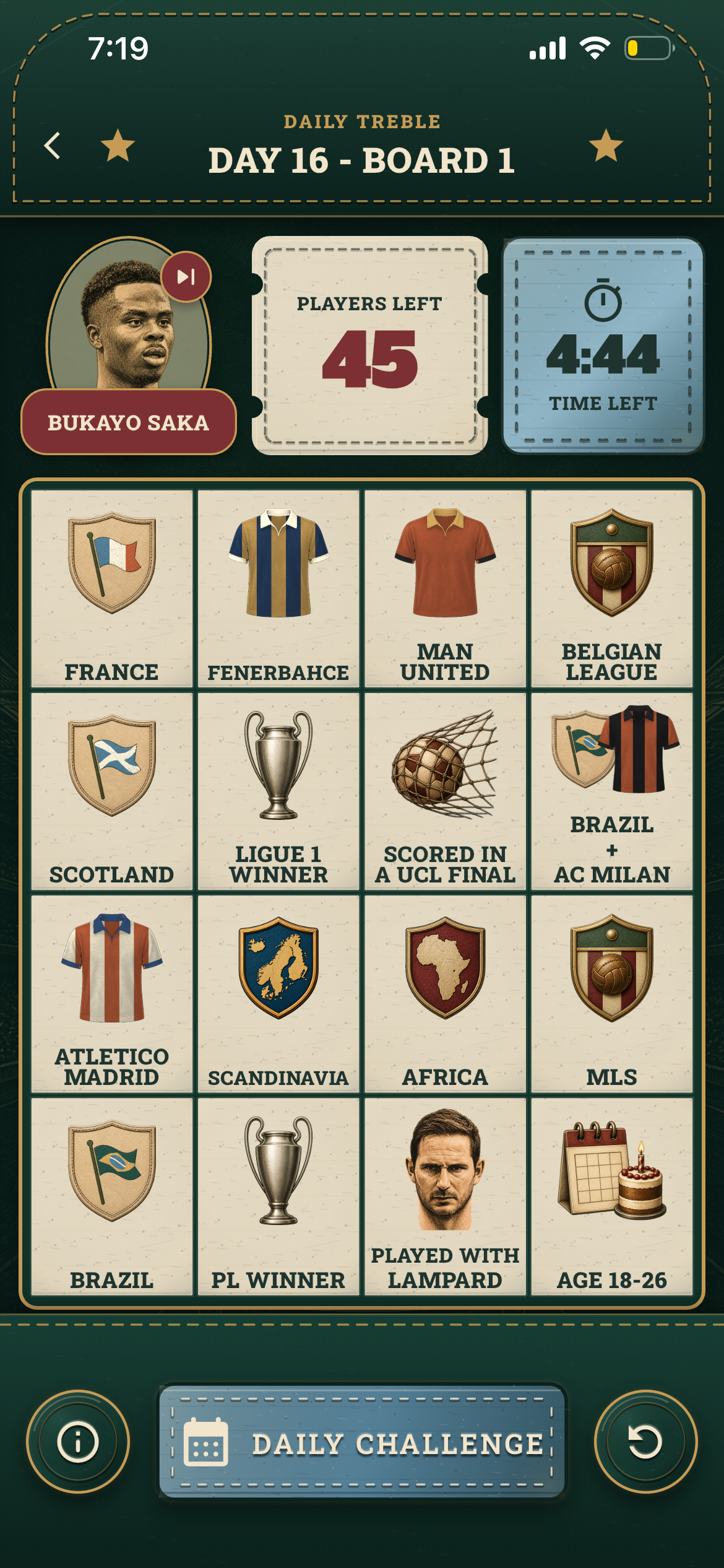 Football Bingo: Trivia screenshot 2
