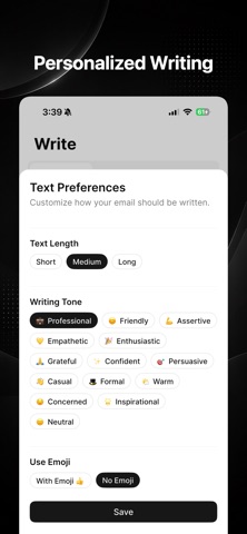 AI Email Writer: Helper screenshot