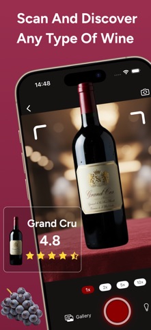 Rare Wine Price Tracker app screenshot