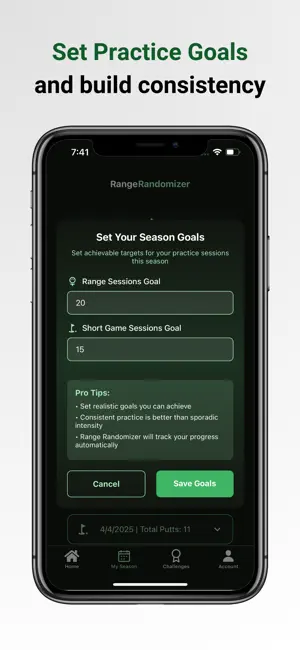 Golf Practice: RangeRandomizer screenshot 3