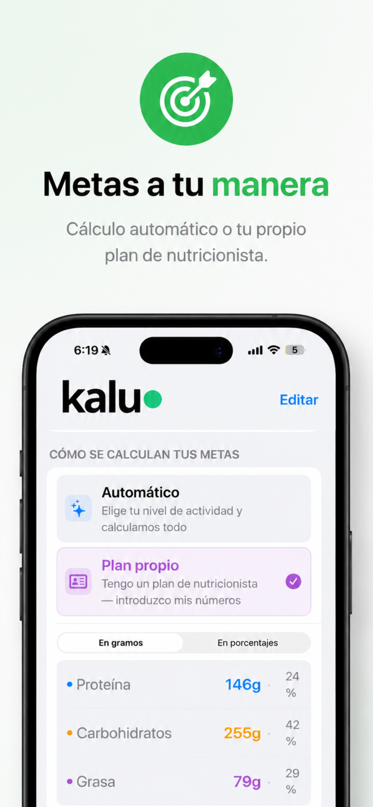 kalu - Contador de Calorías