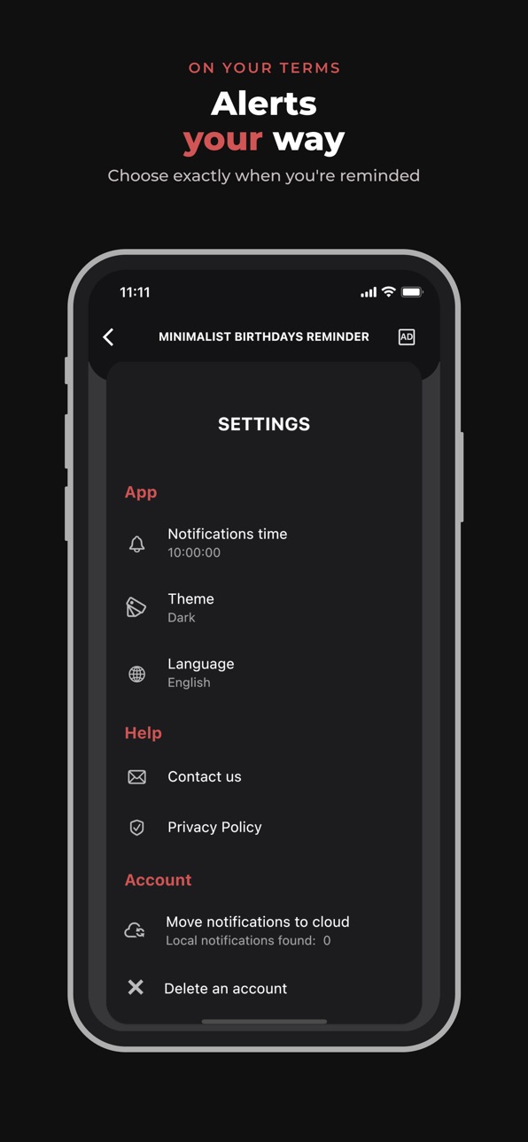 iPhone screenshot