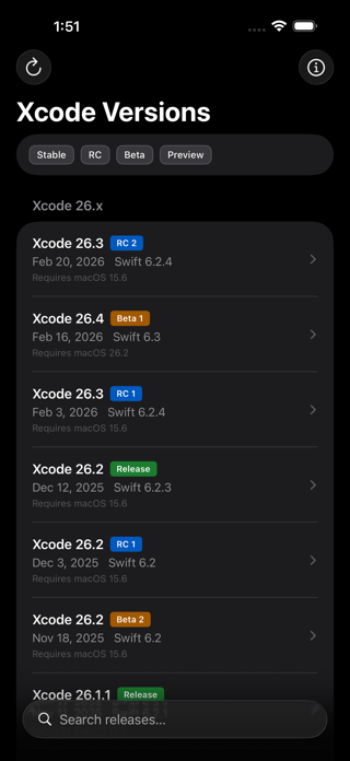 XV: Release Radar Screenshot 1 of 3