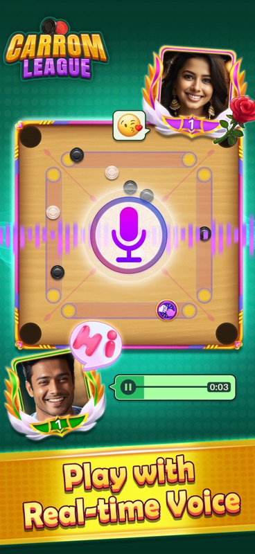 Carrom League: Online Game screenshot 1