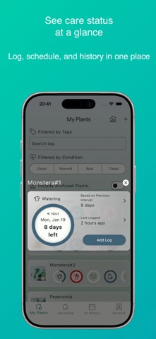 leaf diary - Plant Care Log Screenshot 2 of 7