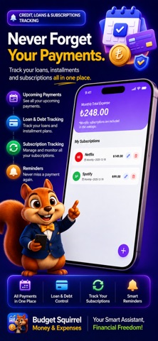 Budget Squirrel: Money Tracker Screenshot 4 of 6