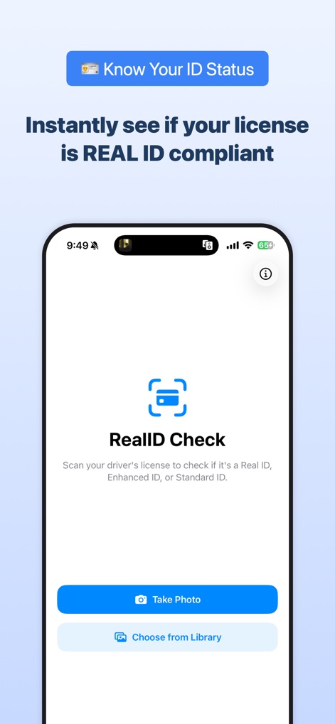 RealID Check - Travel App | MWM