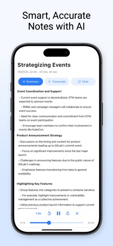One AI: AI Note Taker & Scribe screenshot