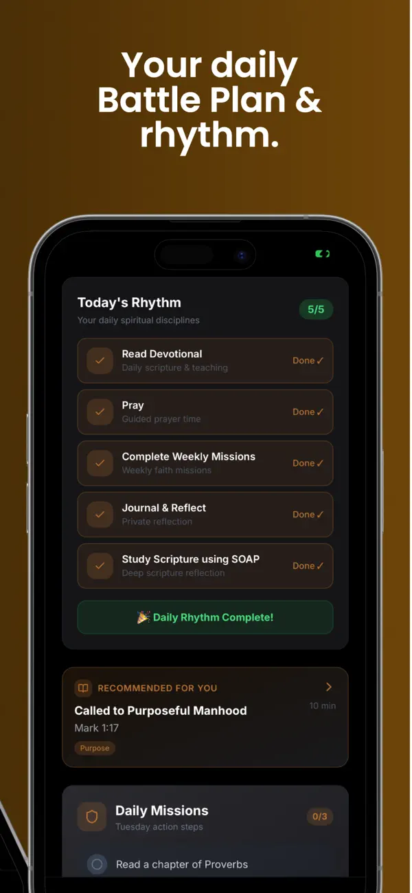 Screenshot #3 pour BRKN: Men's Daily Devotional