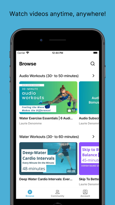 Water Exercise Coach Screenshot