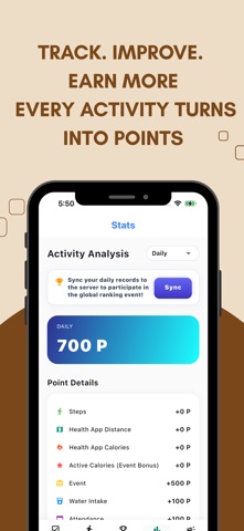 PointRun: Pedometer & Coach Screenshot 5 of 10