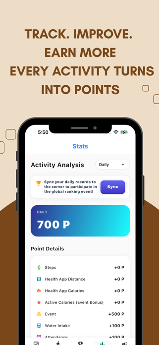 PointRun: Pedometer & Coach Screenshot 5 of 10
