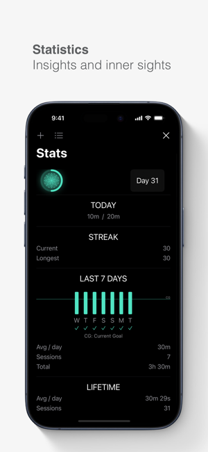 ‎Meditate - Mindfulness app Screenshot