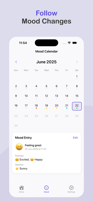 Mood Tracker - Menti Screenshot 2 of 5