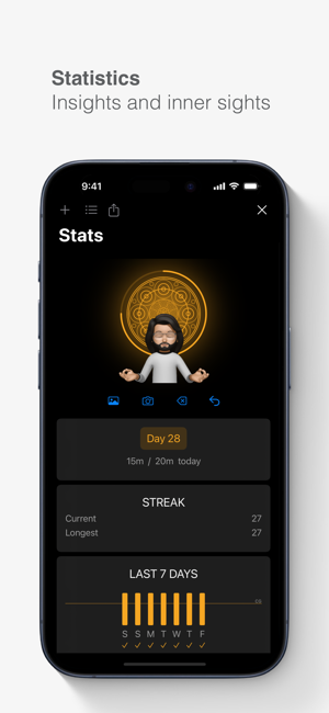 ‎Meditate - Mindfulness app Screenshot
