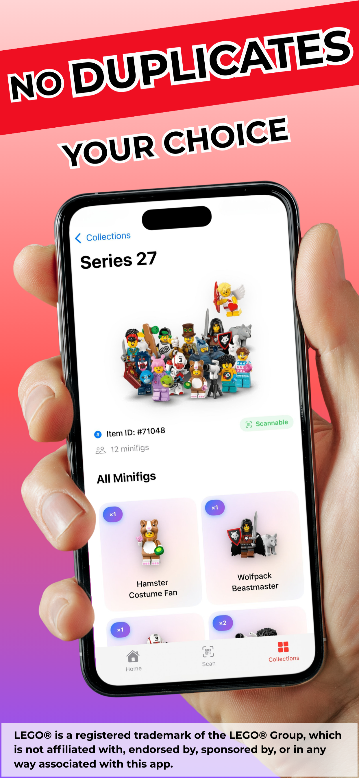 Minifigure scanner: Minifig ID