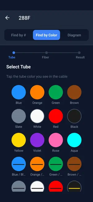 Fiber Optic Color Code Lookup screenshot 3