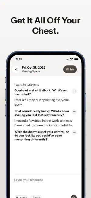 Ponder: AI for Mental Health screenshot 4