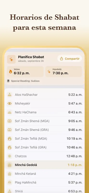 Zmanim: Sidur y Rezos Judíos screenshot 4 of 10