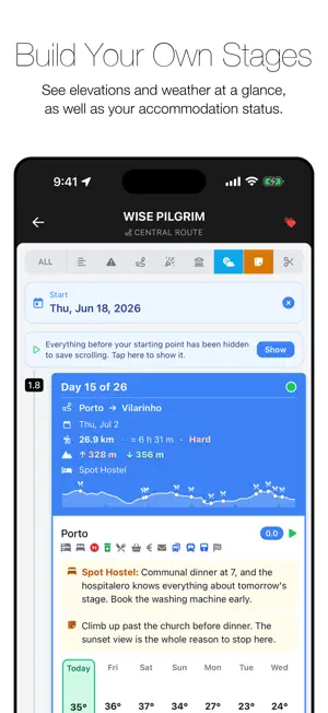 Wise Pilgrim Camino Portugués screenshot 2