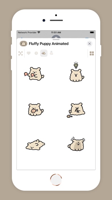 Screenshot #1 pour Fluffy Puppy Animated