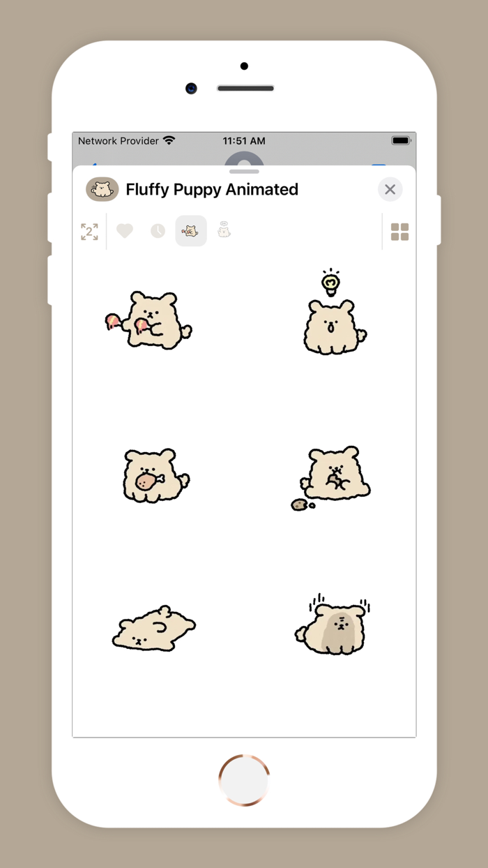 Fluffy Puppy Animated