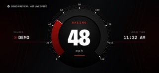 Plaid Dash: GPS Speedometer iPhone screenshot